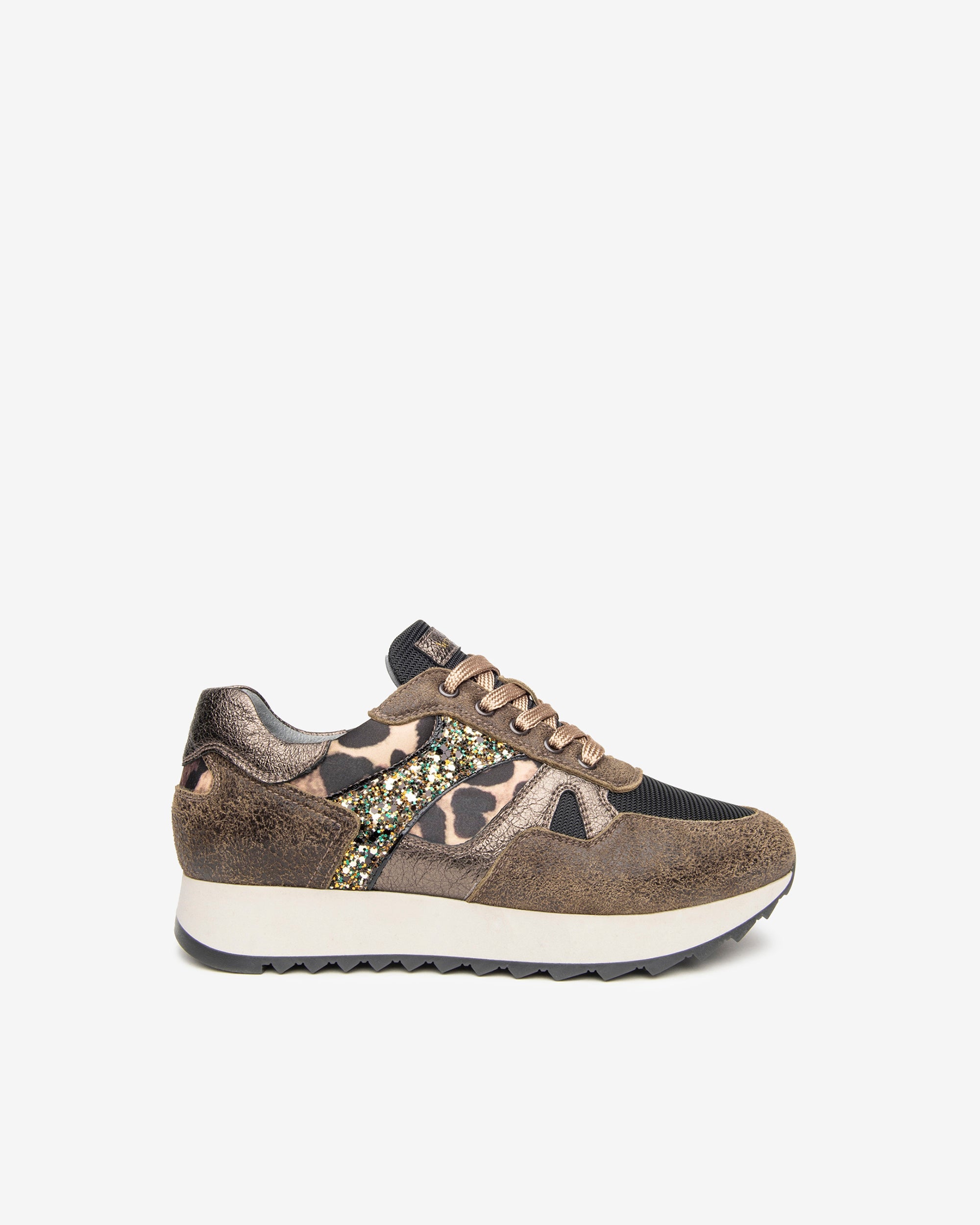Sneakers Donna in Camoscio e Vernice