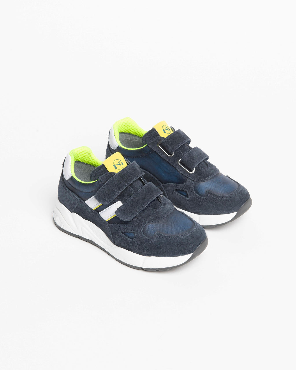 Sneakers Baby da Bimbo in Pelle e Camoscio