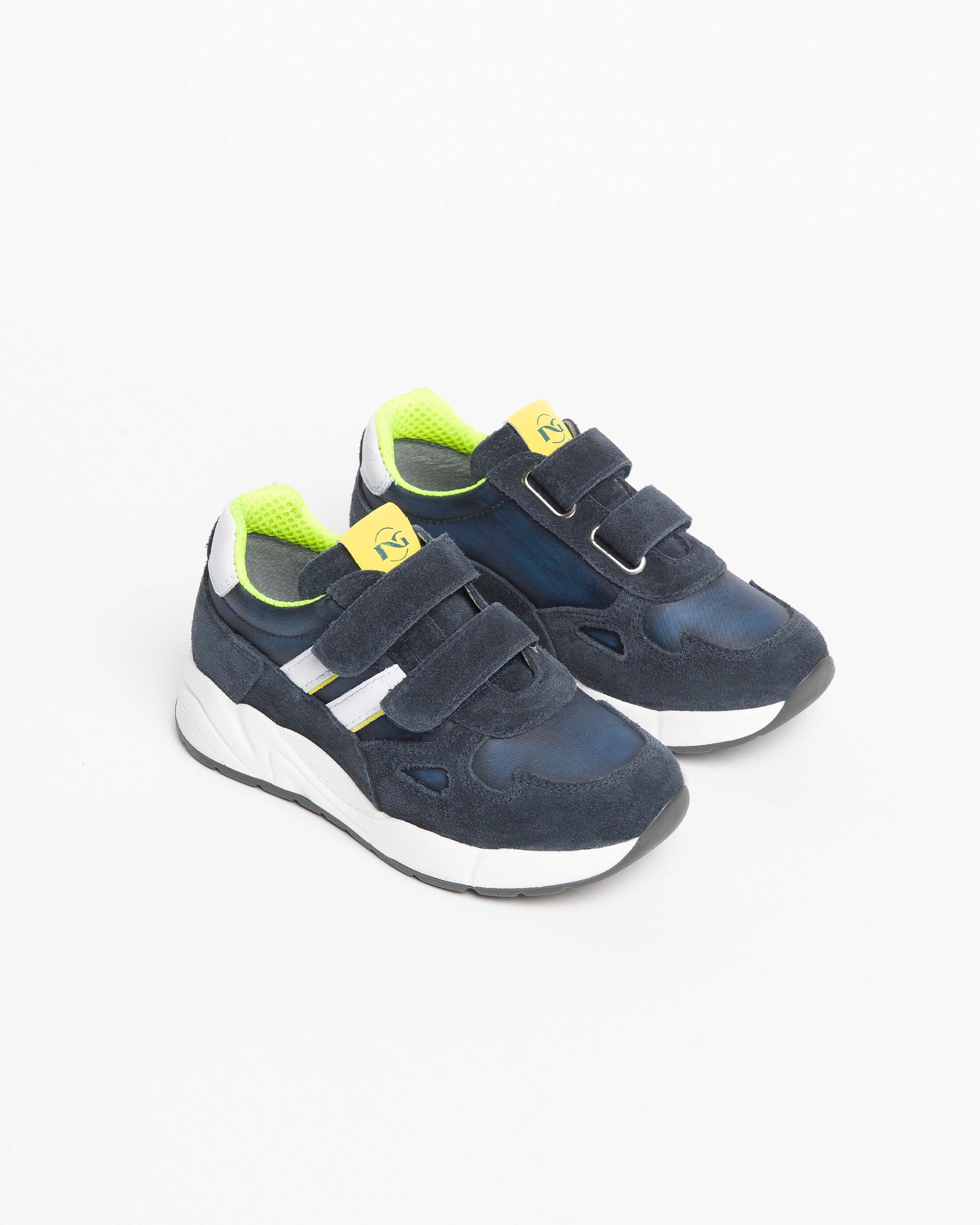 Sneakers Baby da Bimbo in Pelle e Camoscio