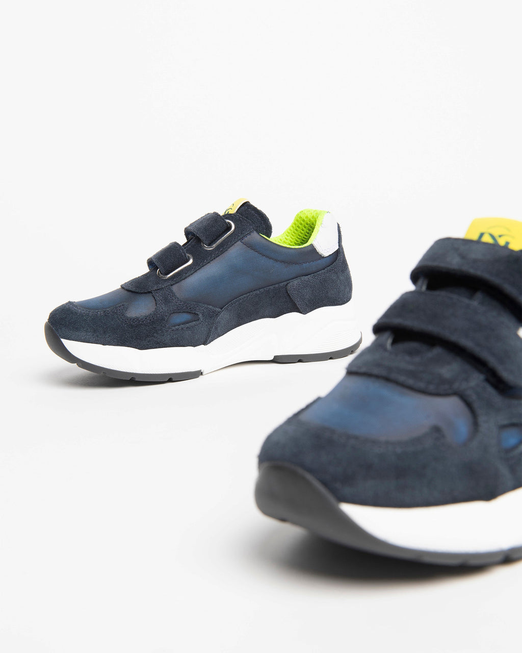 Sneakers Baby da Bimbo in Pelle e Camoscio